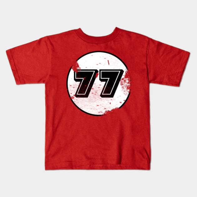 Vintage 77 Kids T-Shirt by Kev Brett Designs